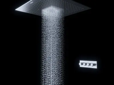 Ceiling Shower Axor 2 3D model