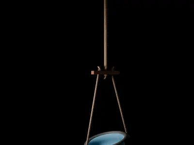 Stylized Furniture Package Low-poly 3D model