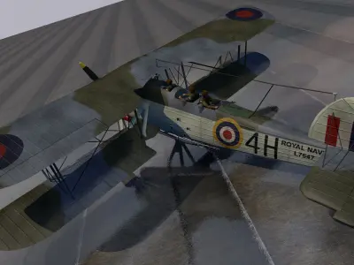 Fairey Swordfish Mk-1 3D model