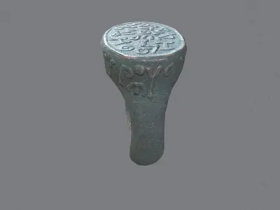 Low Poly Bronze Celtic ring Anillo Celta bronce Low-poly 3D model