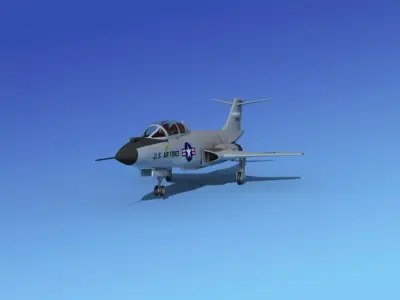 McDonnell F-101B Voodoo V03 3D model