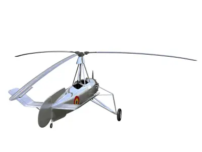 Cierva C30 3D model