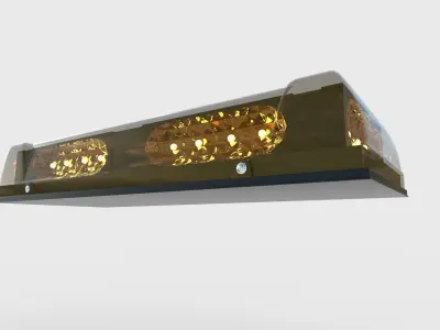 The Whelen Police mini LightBar LED Responder Low-poly 3D model