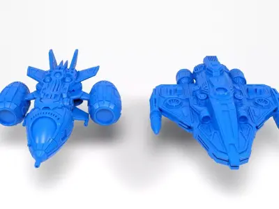 Spaceships Toys 3D print model