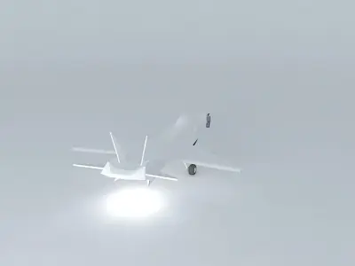 Jet fighter template NEG Free 3D model