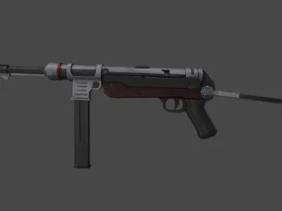 MP40 Maschinenpistole 40 Free 3D model