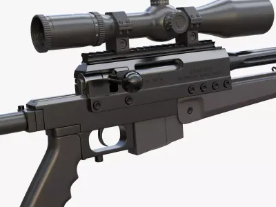 PGM Ultima Ratio Sniper Rifle 3D model