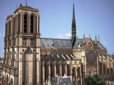 Notre Dame de Paris Tribute 3d model 3D model