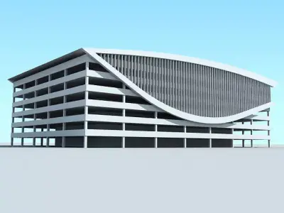 3D Architectural Building 80 3D model