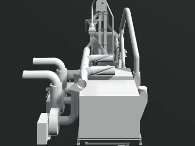 Industrial machine 24i24 3D model
