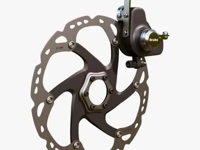 Bicycle Disc Brake System M1 3D model