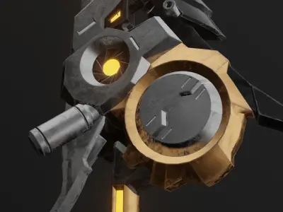 Mosquito Blade - Low Poly 3D Model Free low-poly 3D model