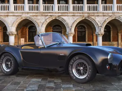 Racing Shelby Cobra 1965 3D model