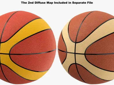 Basketball 07 3D model