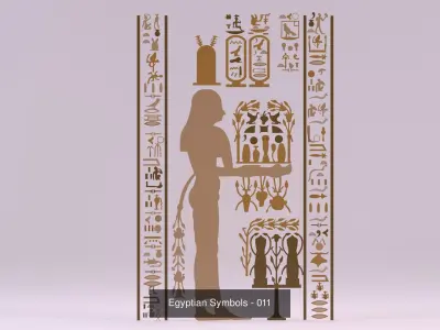 10 Models - Egyptian Symbols - Collection 02 