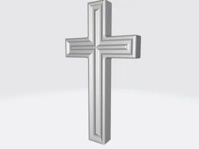 Versatile Cross Model in Multiple Formats - cross 1 3D model