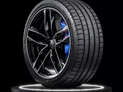 Michelin Pilot Sport 5 255 40 ZR18 99Y 3D model