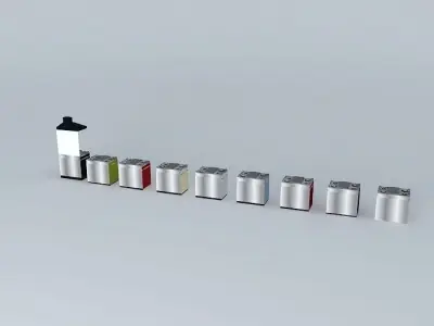 falcon oven range Free 3D model
