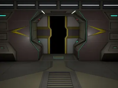 Sci Fi Room  3D model