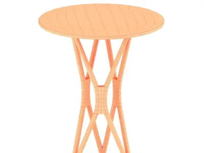 Star crossed table Free 3D model