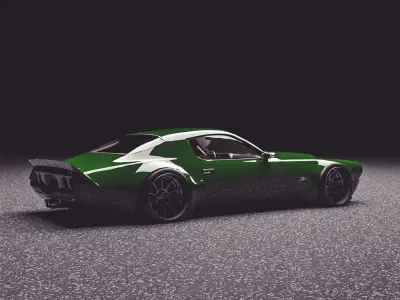 CAMARO Z28 1970 WIDE BODY Free 3D model