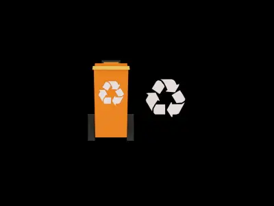 Recycle Bin Recycle Icon Free low-poly 3D model Free low-poly 3D model