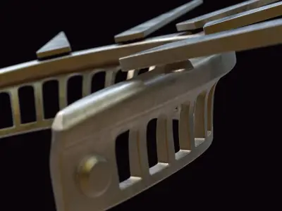 Crown - statue of liberty 3D print model