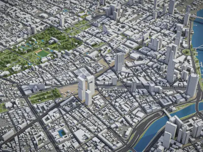 Ho Chi Minh Low-poly 3D model