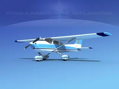 Cessna 172 Skyhawk 1976 V05 3D model