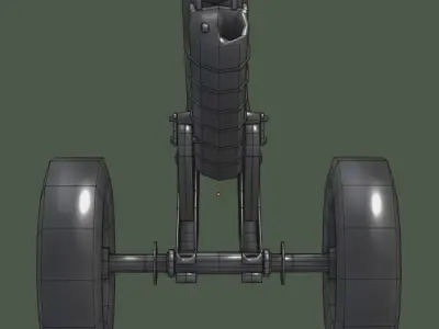 Howitzer M116 Low-poly 3D model