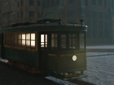 THE TRAIN - MANAUS BELLA EPOQUE Free low-poly 3D model