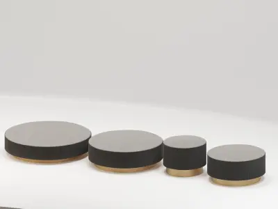 Nori coffe table Galotti Radice Free low-poly 3D model