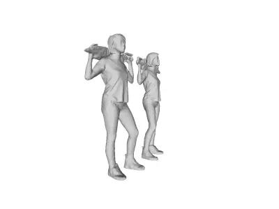 Printle MoDualls Sisters S 001 3D print model