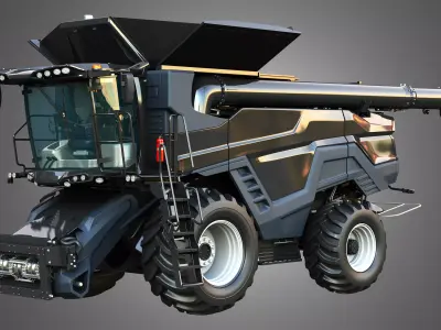 IDEAL - Combine Harvester - without Harvester Header 3D model