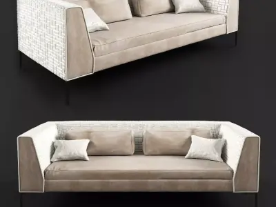 sofa by zaprecsheno Free 3D model