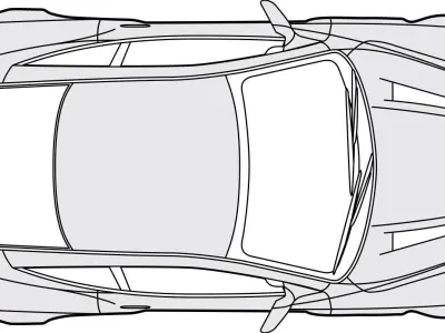 Aston Martin Vanquish 2 Low-poly 3D model