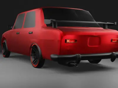 vaz 2101 car Free 3D model