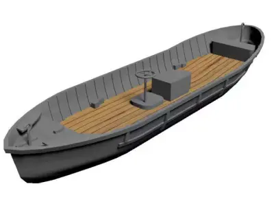 japanese army Shohatsu class 3D model