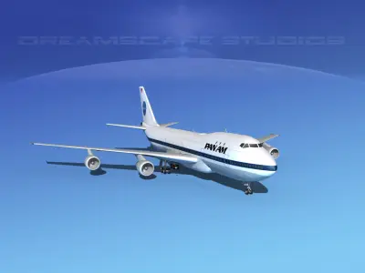 Boeing 747-100 Pan Am 1 3D model