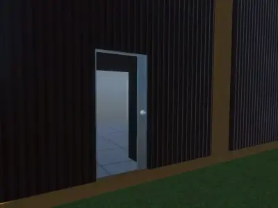 Military Control Building - Game Ready 3D Model PBR Low Poly Low-poly 3D model