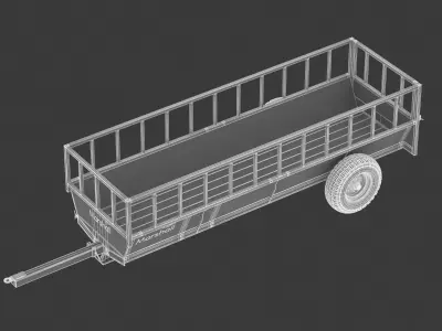 Feed Trailers FT-15 3D model