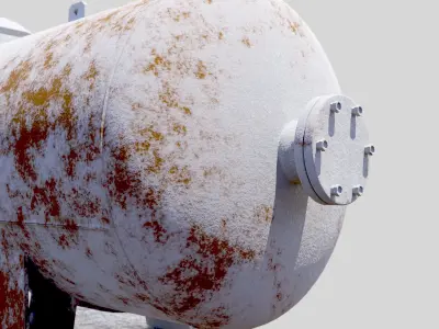Lpg Storage Tank 3D model