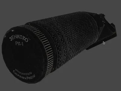 Zenit RK-1 tactical front grip 3D model