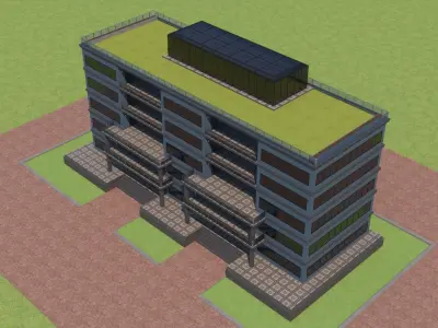 Corporate Building 3D model
