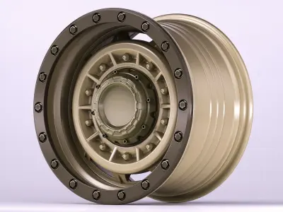 Tank Wheels M3 3D model