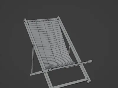 Beach chair Free 3D model buy
