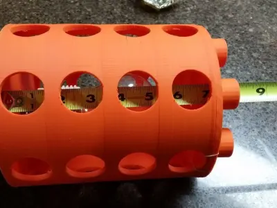 PRINTABLE A-10 GAU-8 LAMP SHADE 3D print model