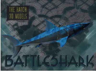  Battle Shark 3D 3D model