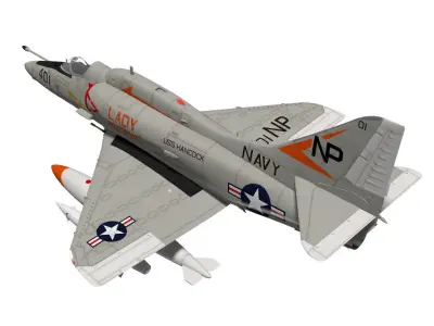Douglas A-4F Skyhawk 3D model
