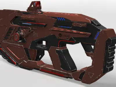 Plasma Rifle RTX J3 3D model